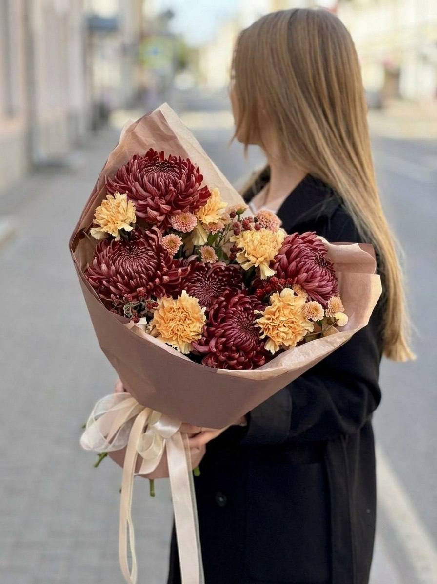 Авторский букет «Осенний локон»